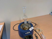 Electrothermal electromantle ma solid state stirrer met destillatieglaswerk set - afbeelding 4 van  5