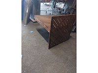 Elegantwood - hardhouten vlondertegels 100x100cm diagonaal (6x) - afbeelding 1 van  1