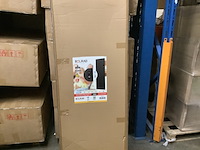 Elektr. wandradiator 160 x 54,4 cm belrad, blrez005, zwart - afbeelding 2 van  4