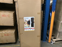 Elektr. wandradiator 160 x 54,4 cm belrad, blrez005, zwart - afbeelding 2 van  4