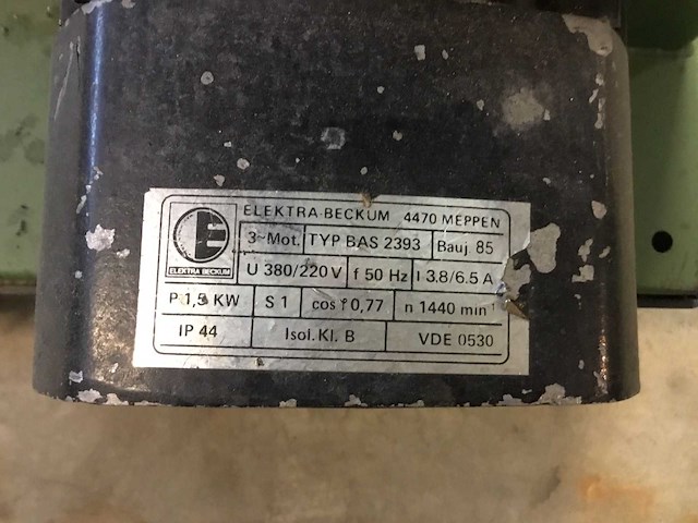 Elektra beckum bas 450 d lintzaagmachine - afbeelding 8 van  8