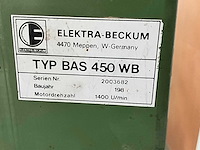 Elektra beckum bas 450 wb lintzaagmachine - afbeelding 6 van  6