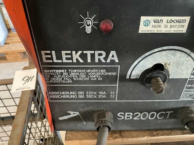 Elektra beckum sb200ct elektrode lasapparaat - afbeelding 3 van  7