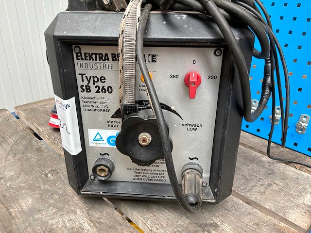 Elektra beckum sb260 elektrode lasapparaat - afbeelding 2 van  5