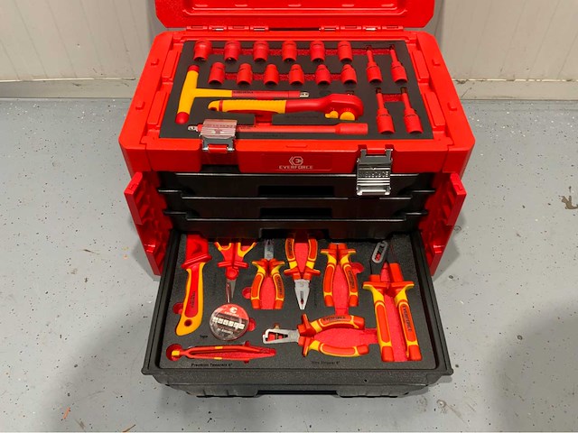 Elektra gecertificeerd krachtstroom 55pcs en gereedschapskoffer 86pcs ultra force equipment - afbeelding 8 van  30