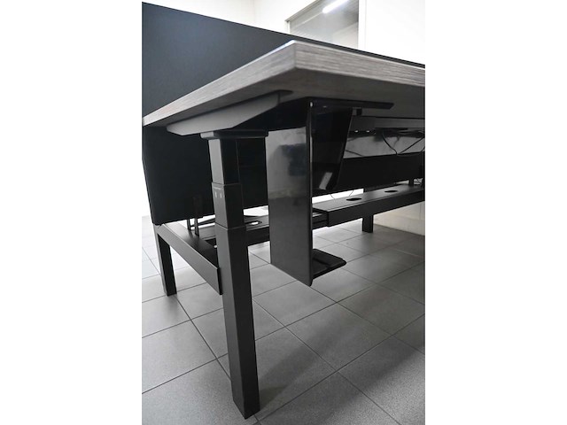 Elektrisch duo werkplek met 2 bureaustoelen (3x) - afbeelding 3 van  13