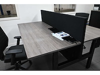 Elektrisch duo werkplek met 2 bureaustoelen (3x) - afbeelding 7 van  13
