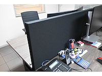 Elektrisch duo werkplek met 2 bureaustoelen - afbeelding 4 van  8