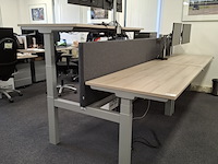 Elektrisch duoblok sta-zit bureau - afbeelding 1 van  4