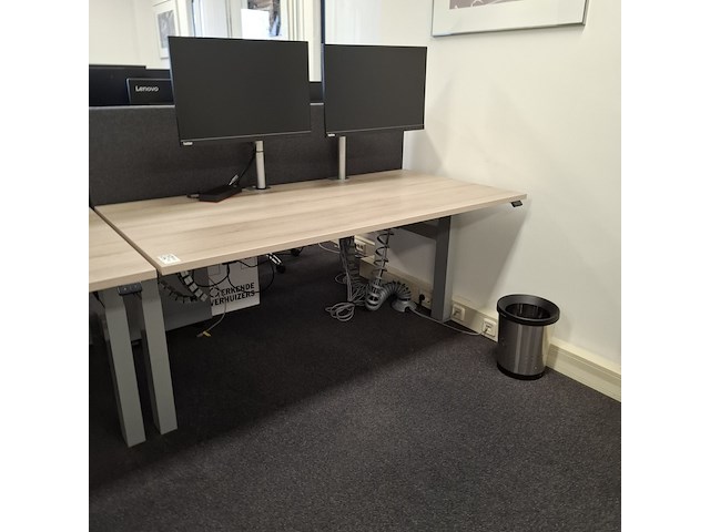 Elektrisch duoblok sta-zit bureau - afbeelding 4 van  4