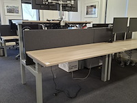 Elektrisch duoblok sta-zit bureau - afbeelding 2 van  5