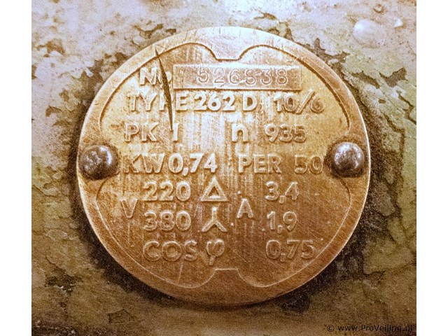 Elektrisch gedreven ponsmachine type 262d - afbeelding 2 van  5