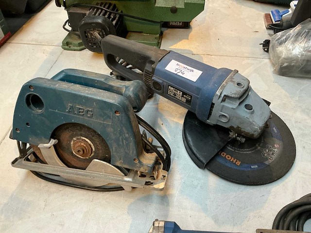 Elektrisch gereedschap (2x) - afbeelding 1 van  5
