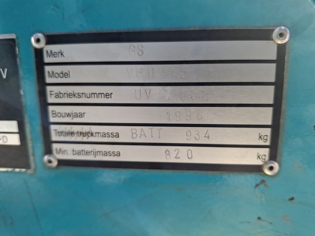 Elektrisch heftruck, komatsu, arion 20, 1998 - afbeelding 4 van  21