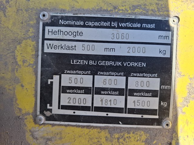 Elektrisch heftruck, komatsu, arion 20, 1998 - afbeelding 5 van  21