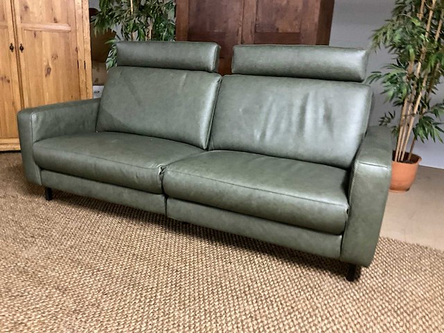 Elektrisch lederen relaxbank - afbeelding 1 van  9