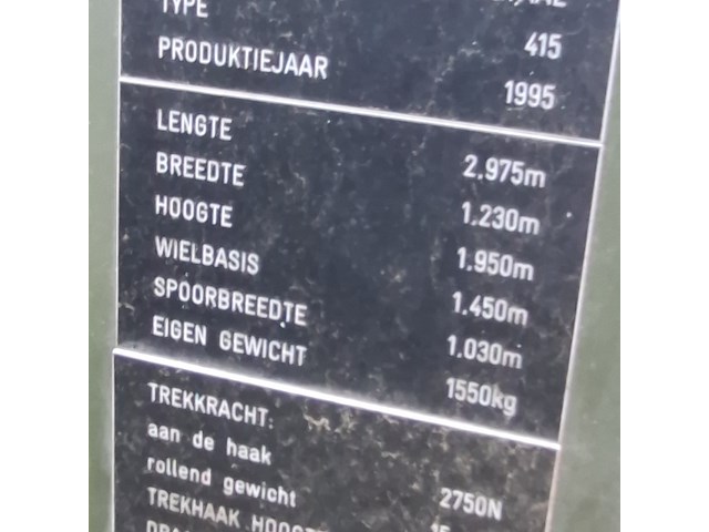 Elektrisch transportvoertuig, spijkstaal, 415, 1995 - afbeelding 20 van  38