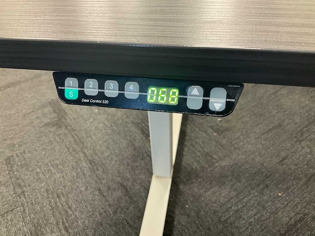 Elektrisch verstebaar bureau met ladeblok en bureaustoel - afbeelding 2 van  7