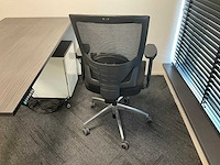 Elektrisch verstebaar bureau met ladeblok en bureaustoel - afbeelding 7 van  7