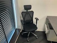 Elektrisch verstebaar bureau met ladeblok en bureaustoel - afbeelding 5 van  6