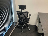 Elektrisch verstebaar bureau met ladeblok en bureaustoel - afbeelding 6 van  6