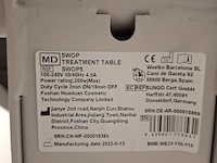 Elektrisch verstelbaar behandeltafel naggura swop, swop5, bouwjaar 2022 - afbeelding 9 van  14