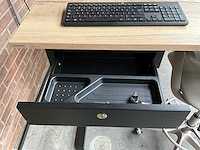 Elektrisch verstelbaar bureau 160x60 v.v hoge verstelbare bureaustoel - afbeelding 4 van  6