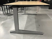Elektrisch verstelbaar bureau | 160x80 cm, ahrend, ahorn - afbeelding 7 van  7