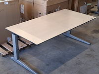 Elektrisch verstelbaar bureau | 160x80 cm, ahrend, ahorn