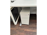 Elektrisch verstelbaar bureau 200x80cm + vitra idmesh - afbeelding 4 van  8