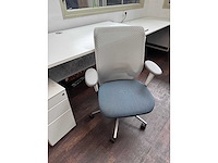 Elektrisch verstelbaar bureau 200x80cm + vitra idmesh - afbeelding 7 van  8