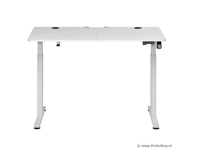Elektrisch verstelbaar bureau / sta zit bureau - 120 x 60 cm - wit - afbeelding 2 van  15