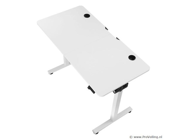 Elektrisch verstelbaar bureau / sta zit bureau - 120 x 60 cm - wit - afbeelding 3 van  15