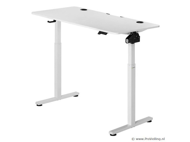 Elektrisch verstelbaar bureau / sta zit bureau - 120 x 60 cm - wit - afbeelding 14 van  15