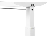Elektrisch verstelbaar bureau / sta zit bureau - 120 x 60 cm - wit - afbeelding 10 van  15