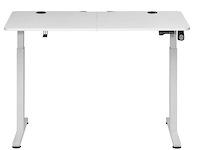 Elektrisch verstelbaar bureau / sta zit bureau - 120 x 60 cm - wit - afbeelding 2 van  15