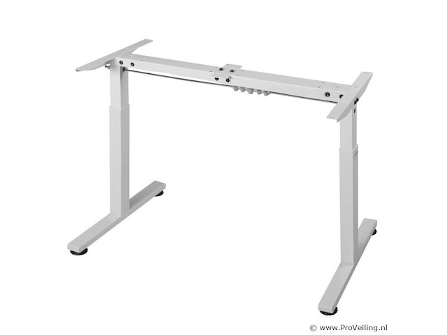 Elektrisch verstelbaar bureau / sta zit bureau - 120 x 60 cm - wit - afbeelding 5 van  15