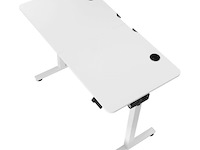 Elektrisch verstelbaar bureau / sta zit bureau - 120 x 60 cm - wit - afbeelding 3 van  15