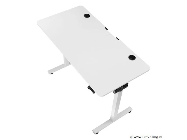 Elektrisch verstelbaar bureau / sta zit bureau - 120 x 60 cm - wit - afbeelding 3 van  15