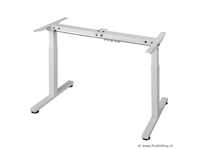 Elektrisch verstelbaar bureau / sta zit bureau - 120 x 60 cm - wit - afbeelding 5 van  15