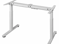 Elektrisch verstelbaar bureau / sta zit bureau - 120 x 60 cm - wit - afbeelding 5 van  15