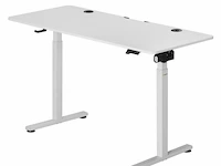 Elektrisch verstelbaar bureau / sta zit bureau - 120 x 60 cm - wit
