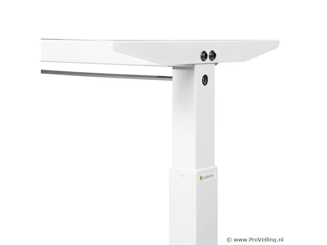 Elektrisch verstelbaar bureau / sta zit bureau - 120 x 60 cm - wit - afbeelding 10 van  15