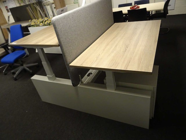 Elektrisch verstelbaar duo zit/sta bureau - afbeelding 3 van  5