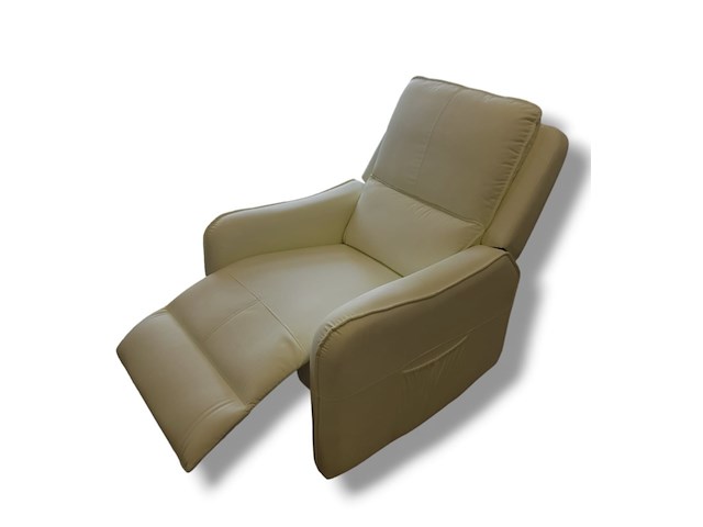 Elektrisch verstelbare fauteuil, beige, 2026 - afbeelding 2 van  3