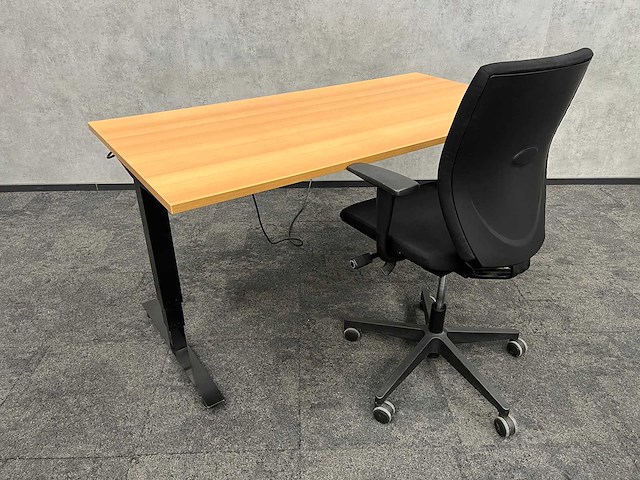 Elektrisch zit-sta bureau 160x80 met bureaustoel - afbeelding 5 van  20