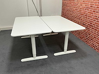 Elektrisch zit-sta bureau 160x80cm (2x) - afbeelding 1 van  7
