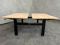 Elektrisch zit-sta duo bureau 140x75 - refurbished - afbeelding 8 van  11