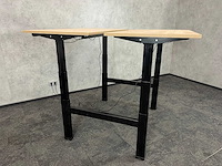 Elektrisch zit-sta duo bureau 140x75 - refurbished - afbeelding 2 van  19