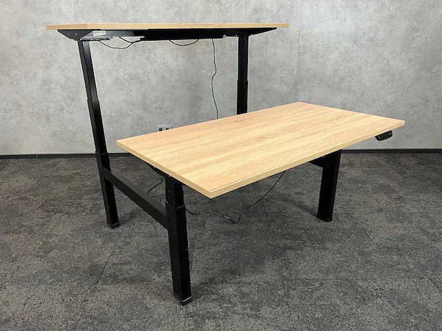 Elektrisch zit-sta duo bureau 140x75 - refurbished - afbeelding 18 van  19